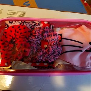 Mix and match 3 for $10 Kitty Girls mask and hairbows and hanky kit